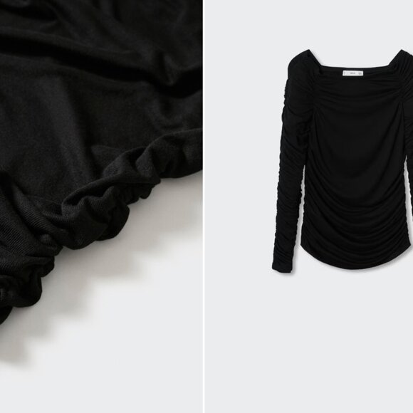 Mango Off the Shoulder Long Sleeve - Picture 5 of 5